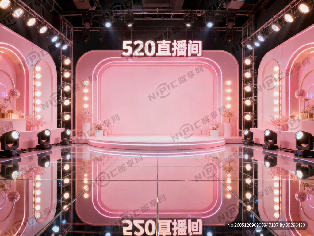 520直播间镜像背景