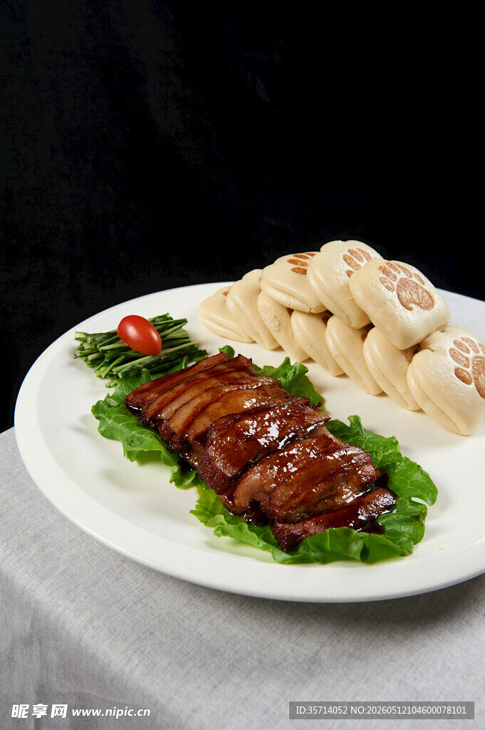 蜜汁酱香肉夹馍