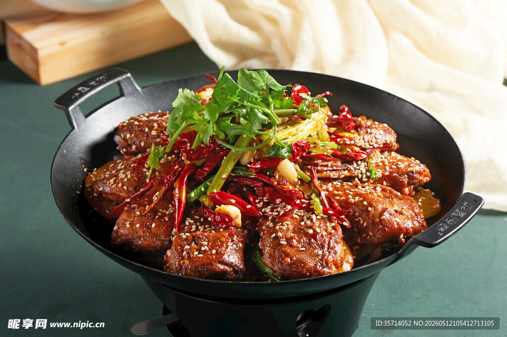 干锅香辣鸭头