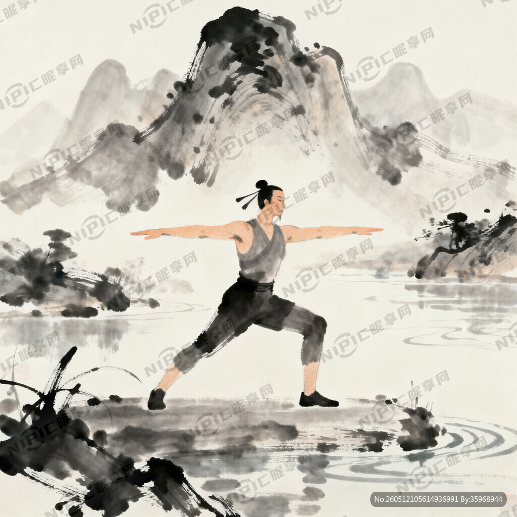 用中式水墨画 类似一张画