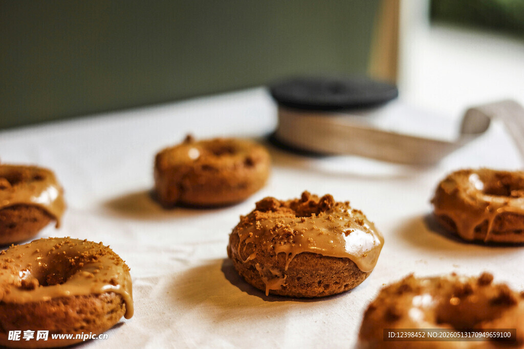 美味烘焙小松饼展示