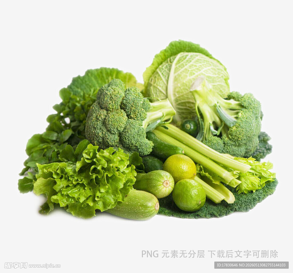新鲜绿色蔬菜大集合