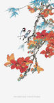 花鸟秋景图