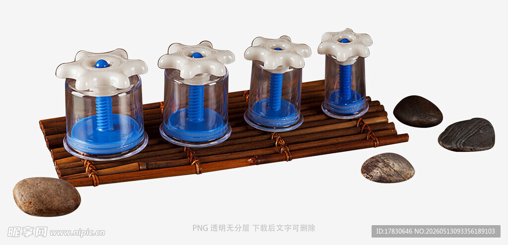 创意蓝色液体实验装置展示