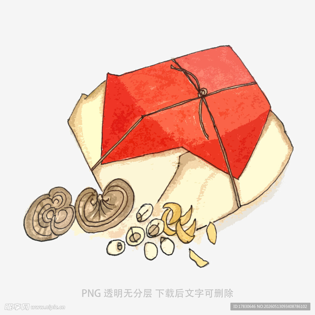 复古风礼品盒与散落饰品
