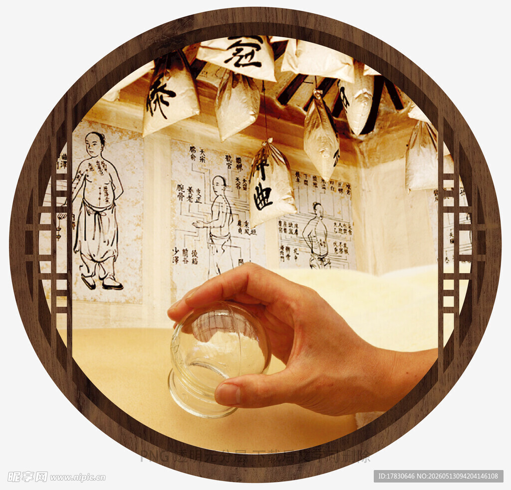 手捧古物展现中式韵味