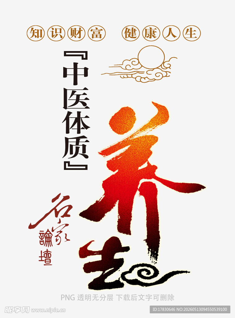 中医体质养生宣传海报