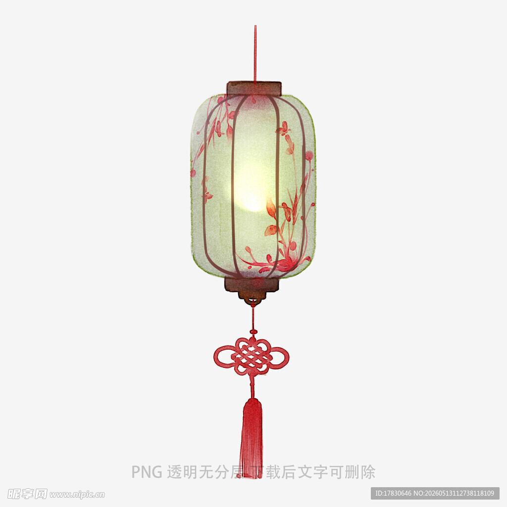 中式古典花纹灯笼