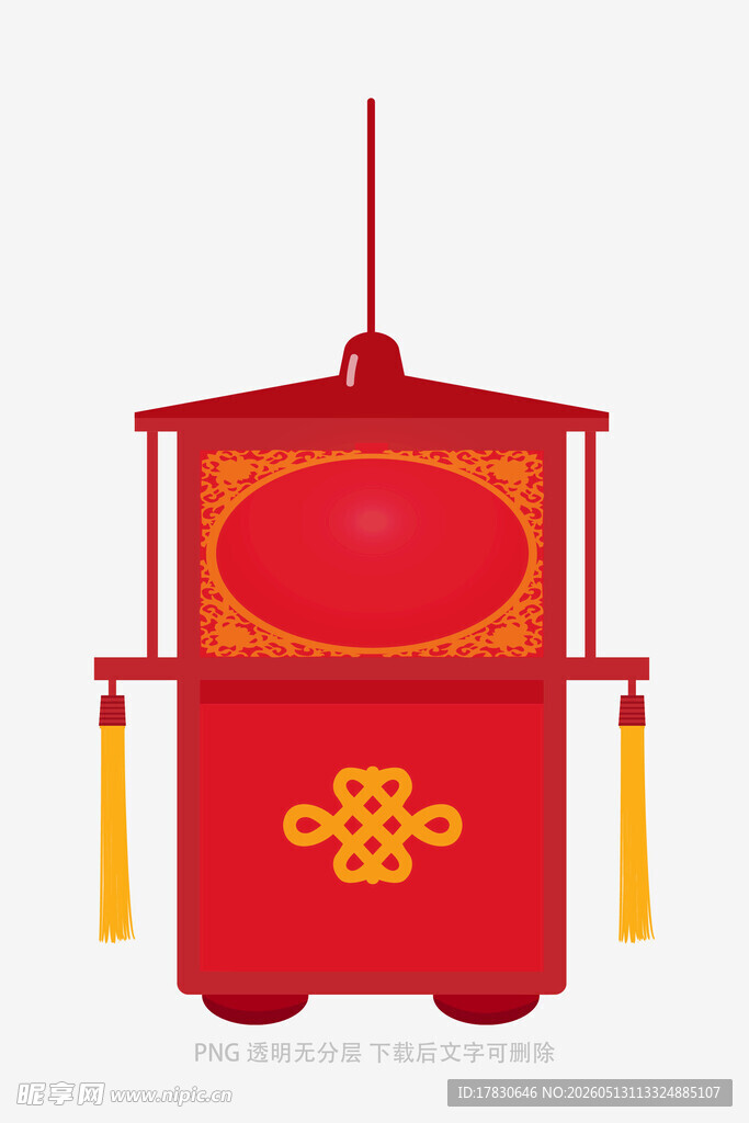 中式古典红色灯笼