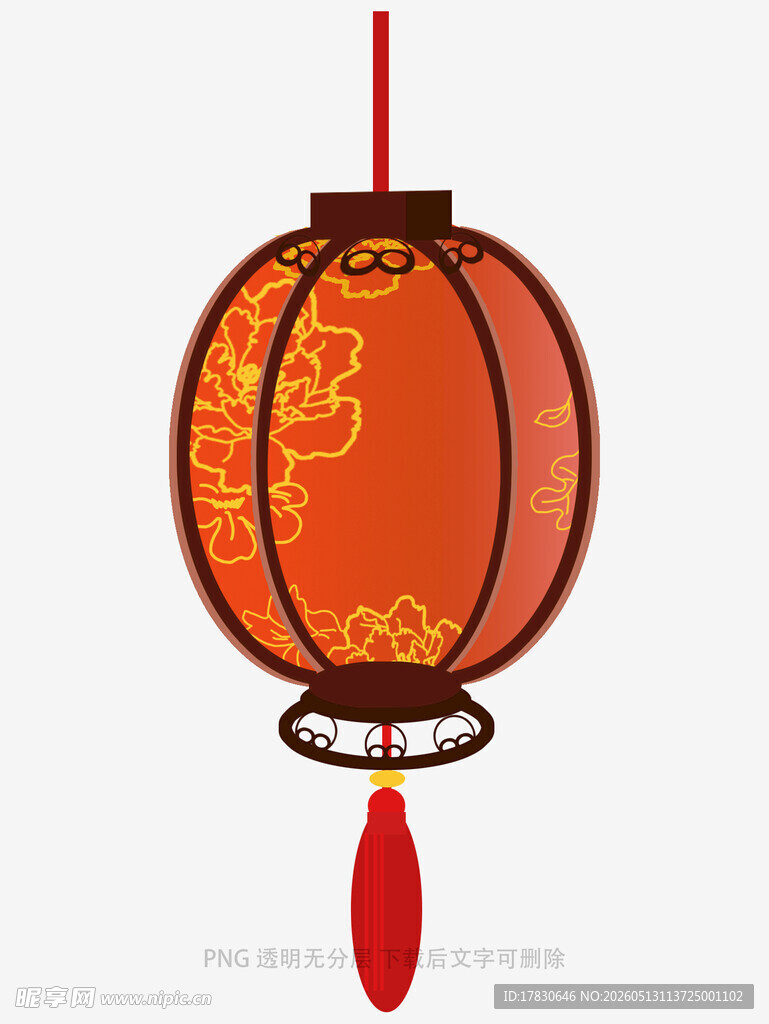 中式传统红灯笼