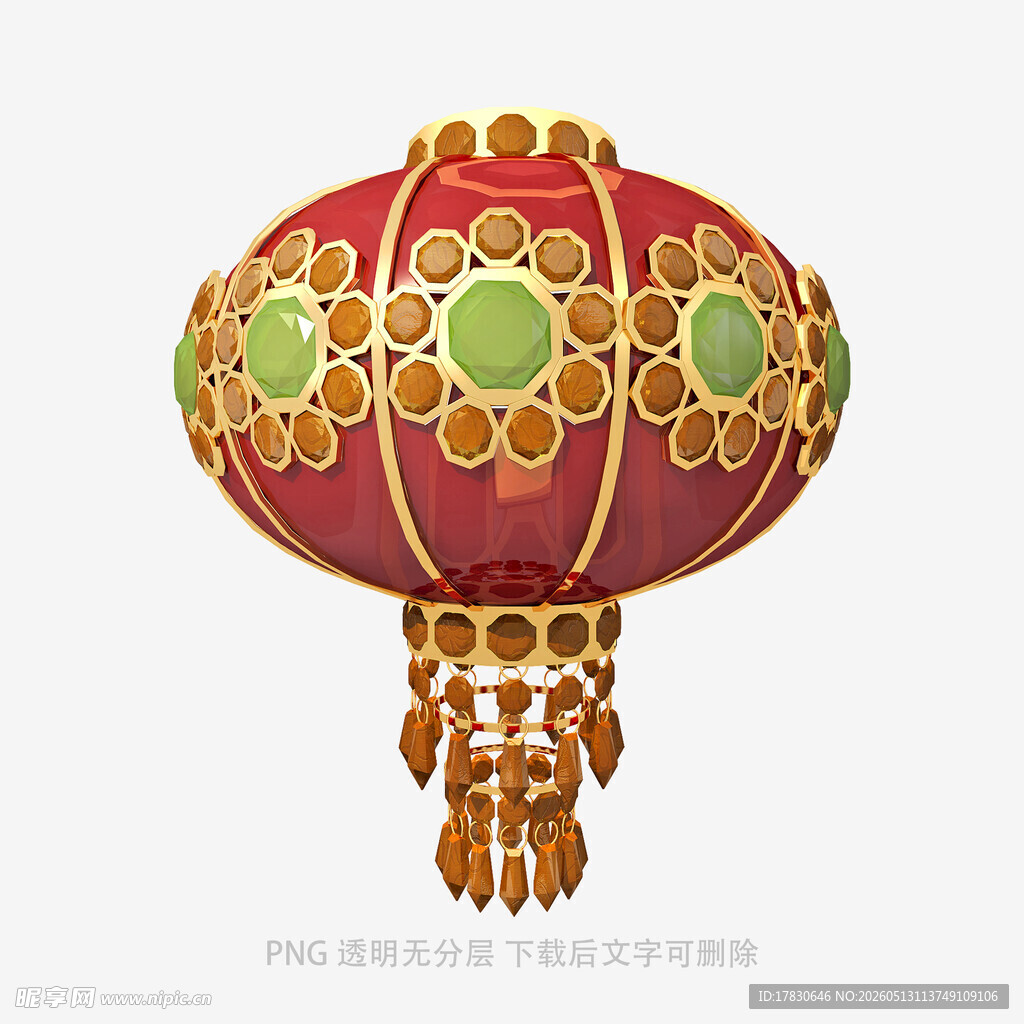 中式传统精美灯笼装饰