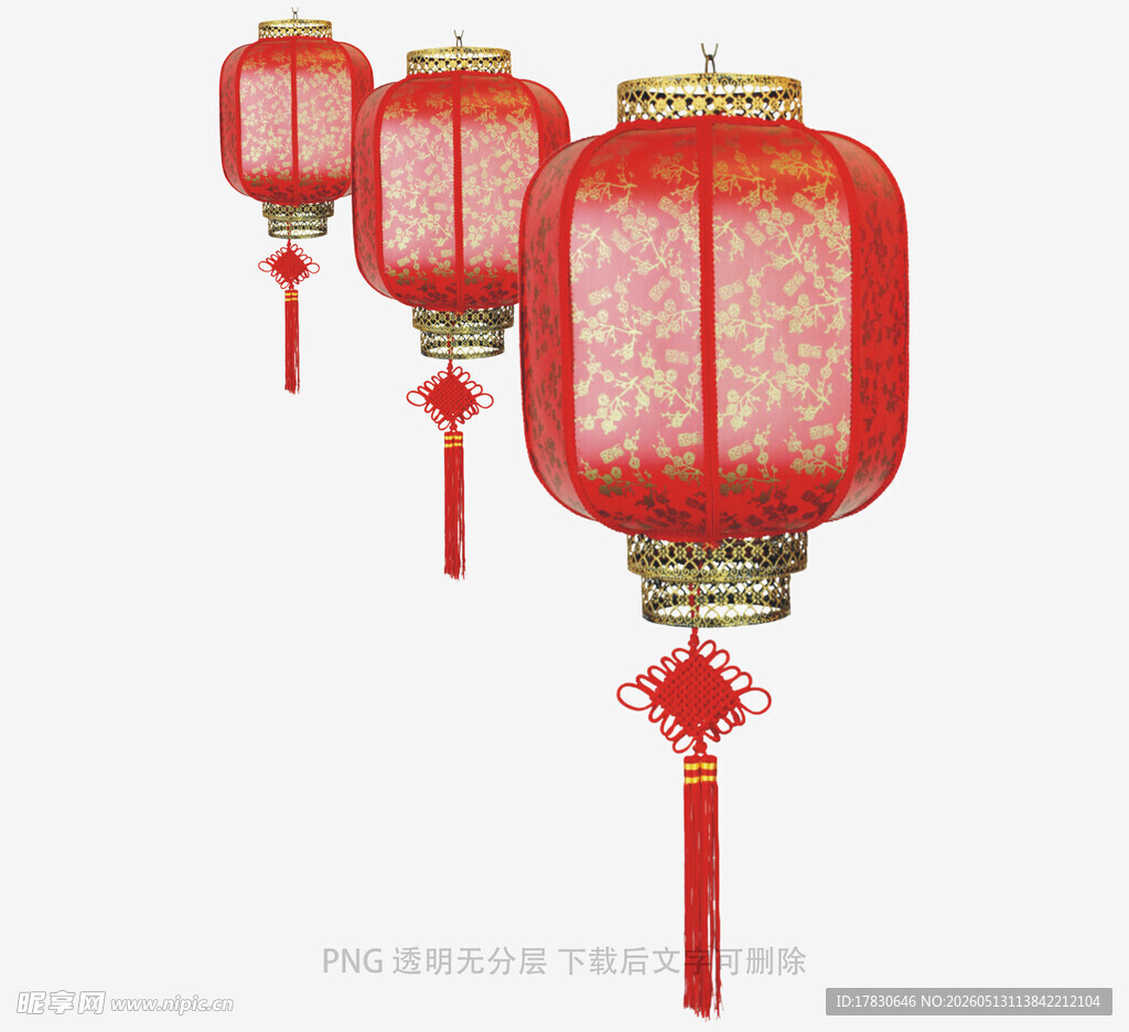 中式红灯笼传统喜庆装饰