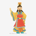 古代帝王形象人偶