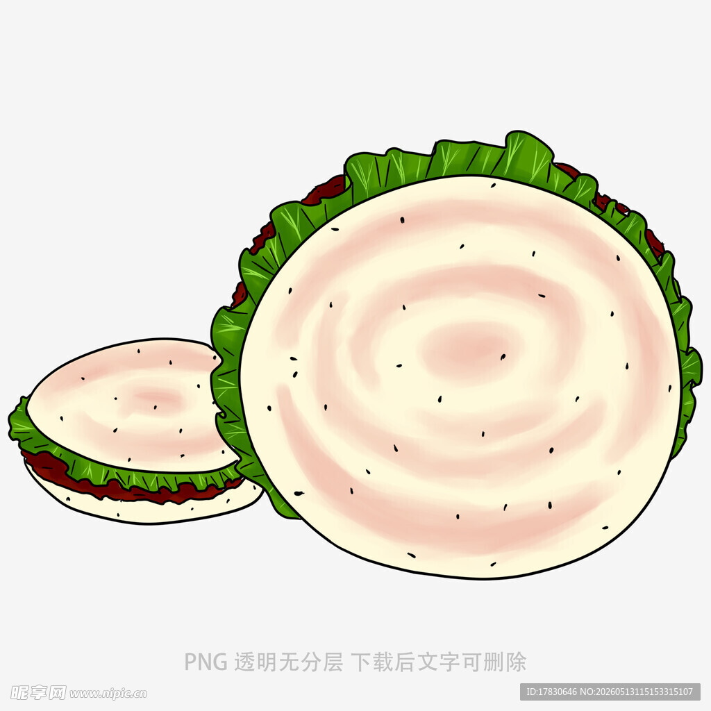 美味生菜夹心饼