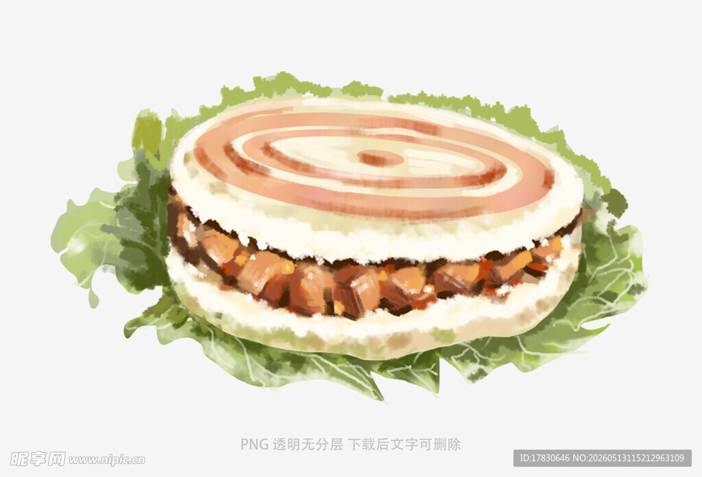 美味鸡肉蔬菜蛋糕卷