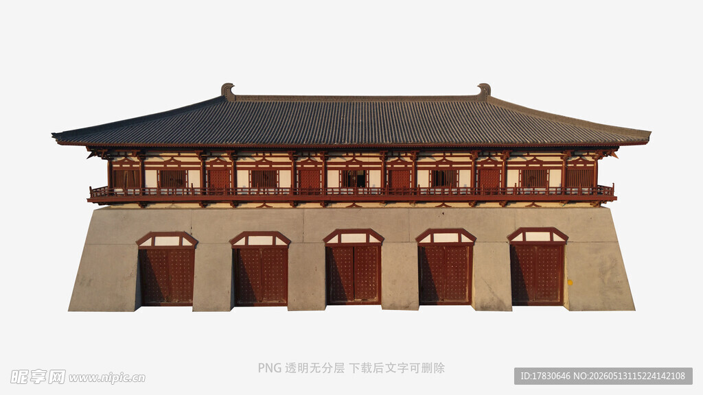 中式古建筑模型