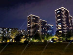 小区夜景