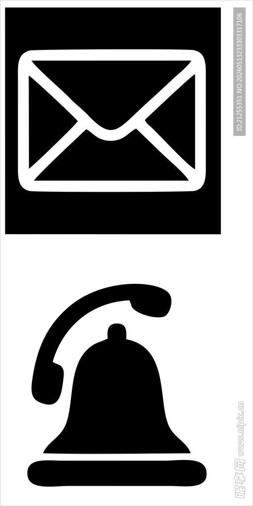 邮件与通知图标