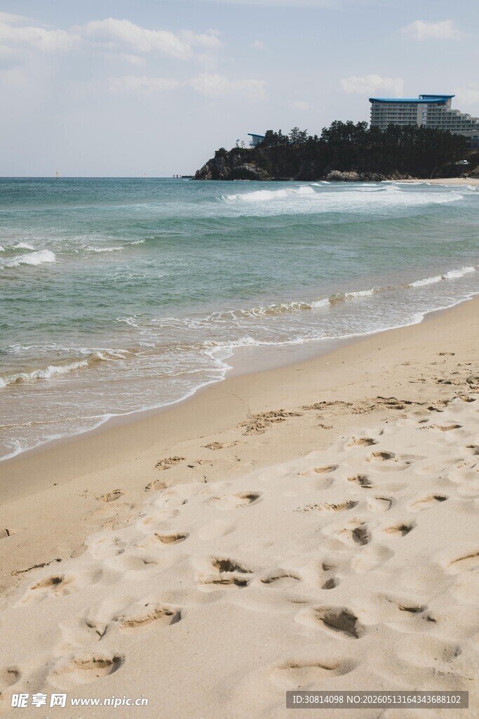美丽沙滩海景