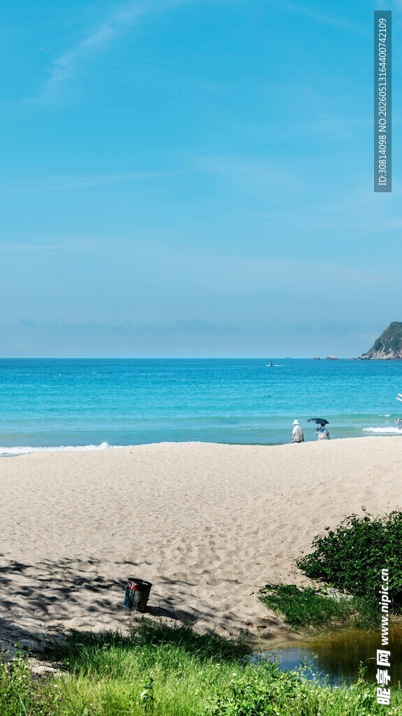 美丽海滨沙滩风景