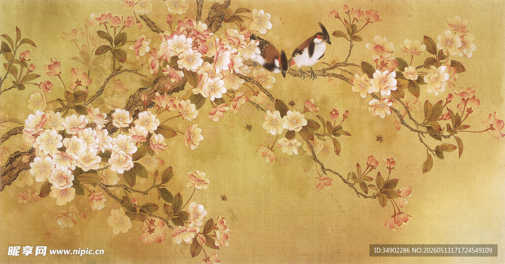 花鸟绘景