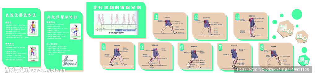 绿色系卡通图案设计素材