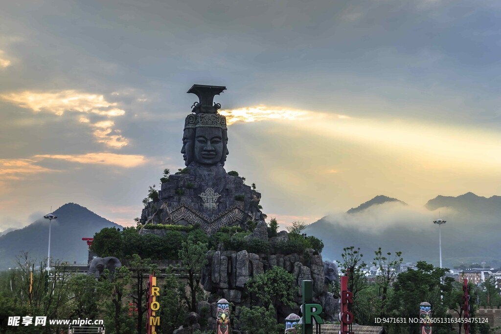 炭河千古情大门外景