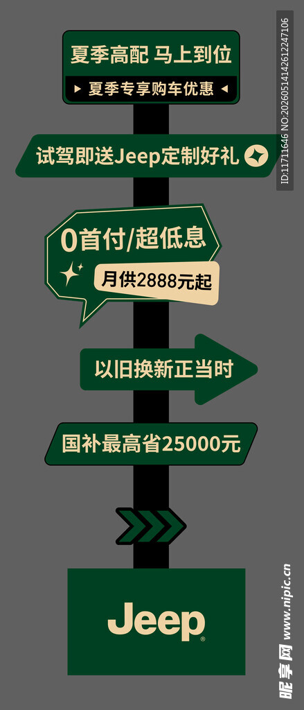 Jeep指引牌