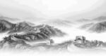 万里长城背景
