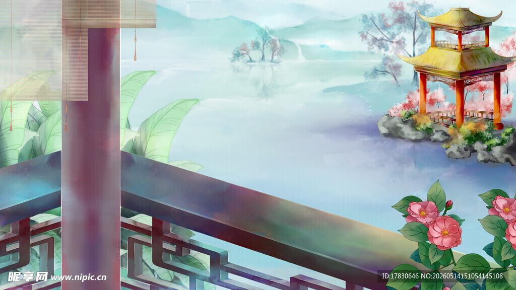 中式园林美景