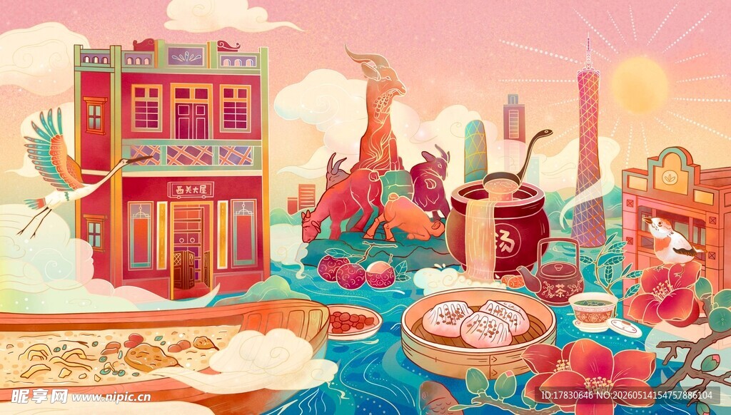 梦幻美食城场景