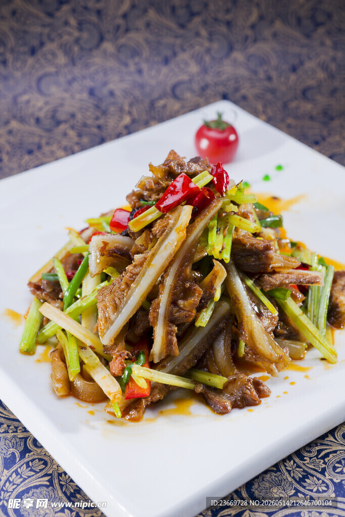 麦芹炒拆骨肉