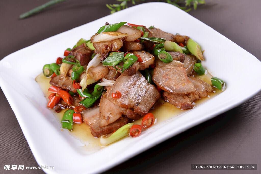 小炒五花肉