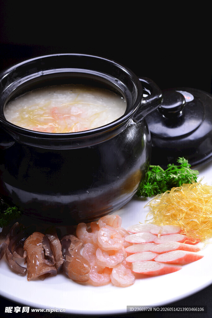 海鲜菌菇养生汤锅食材
