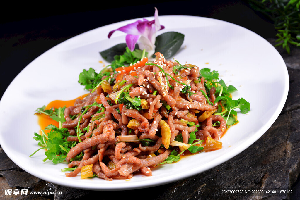 美味尖椒肉丝