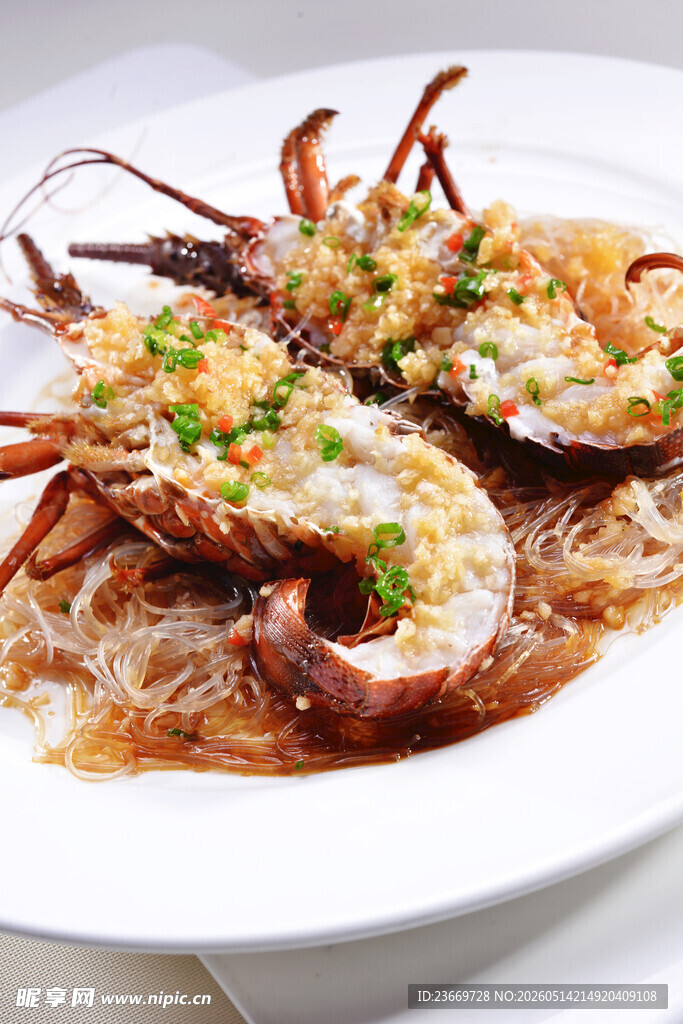 蒜蓉粉丝蒸龙虾