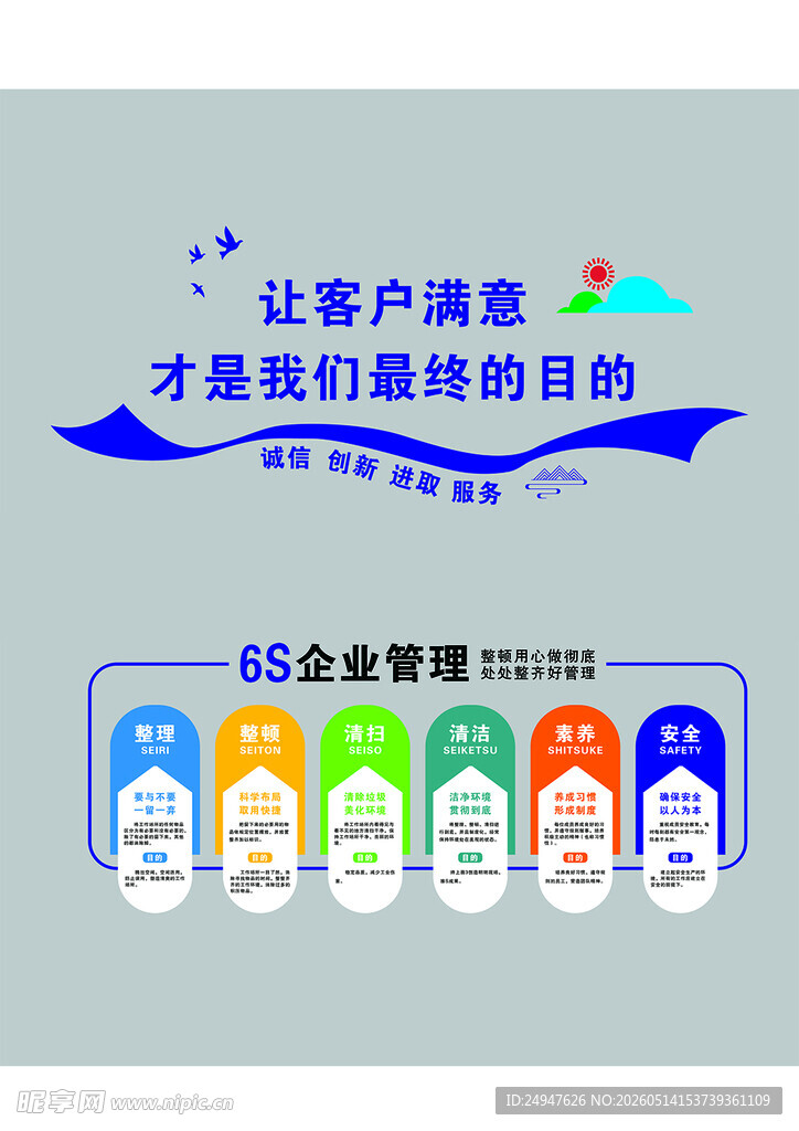 企业服务理念宣传图