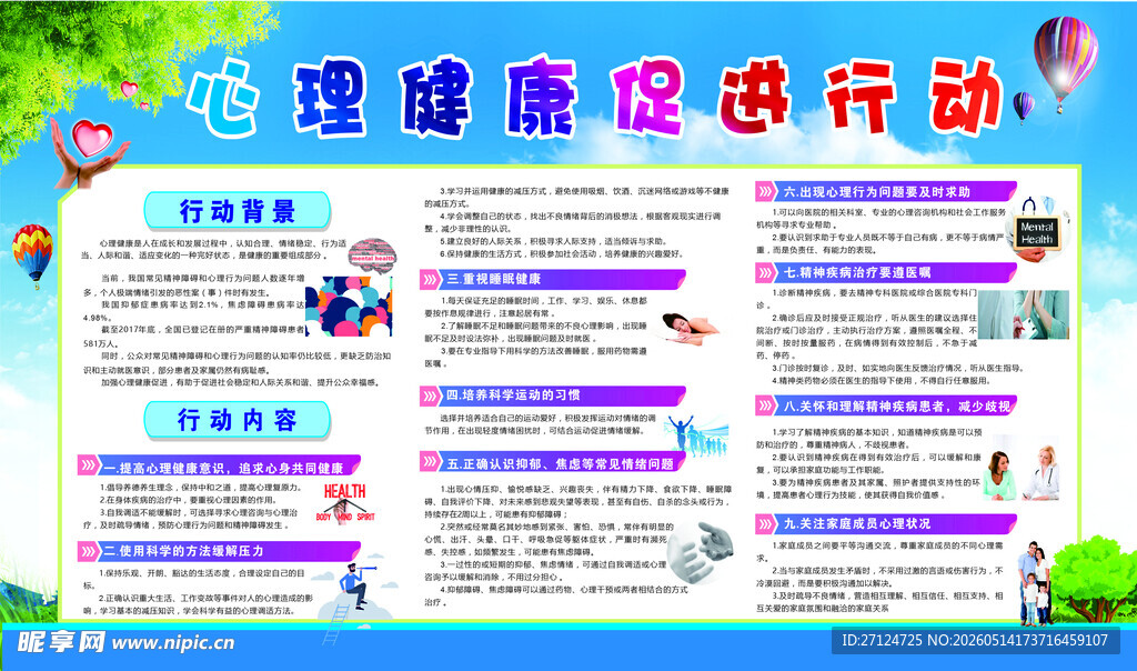 心理健康宣传栏