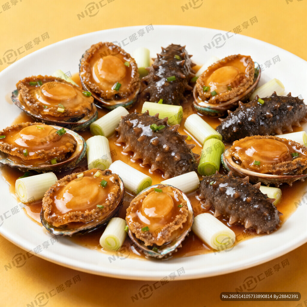 章丘大葱鲍汁海参  Q 弹