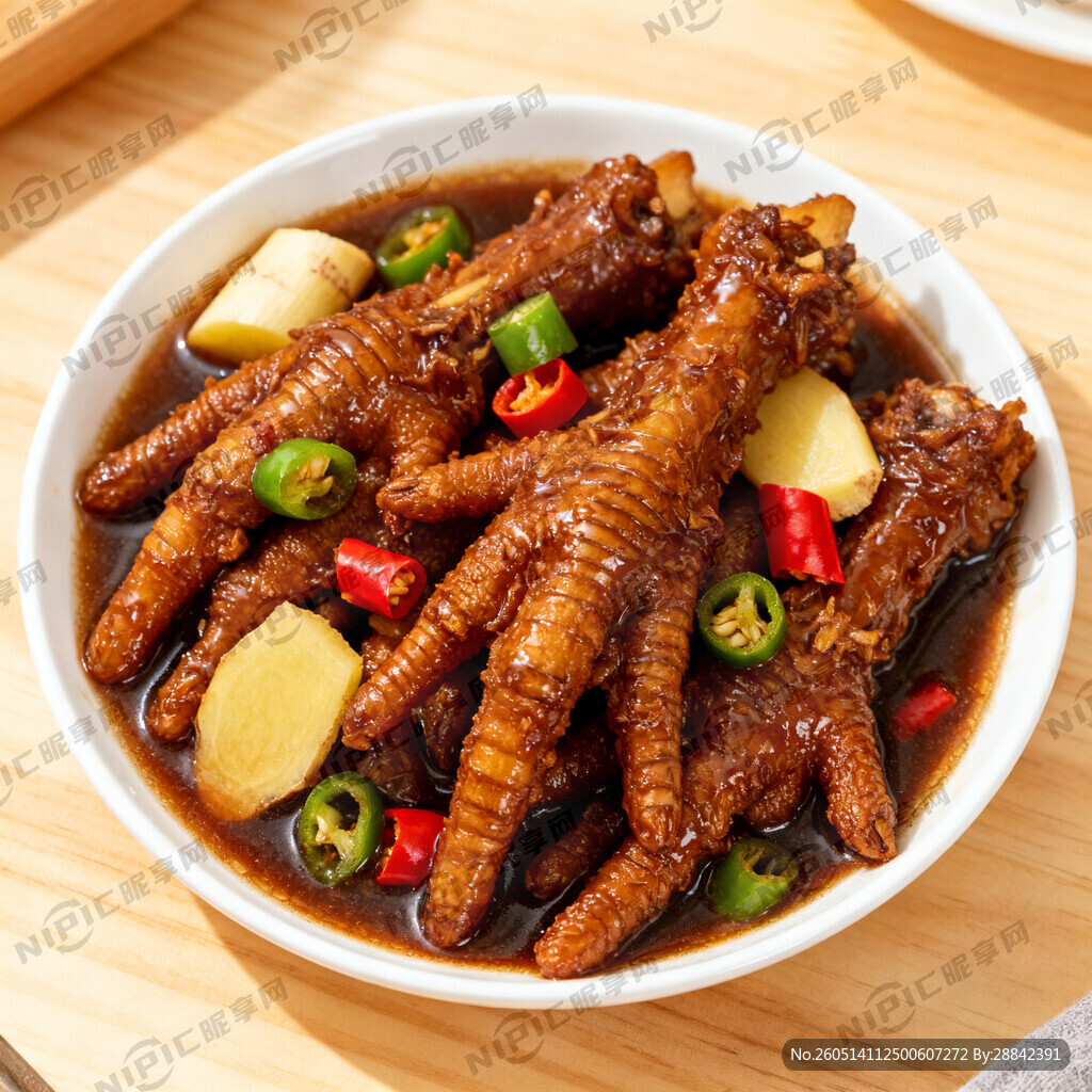 姜辣鸡脚菜品图片