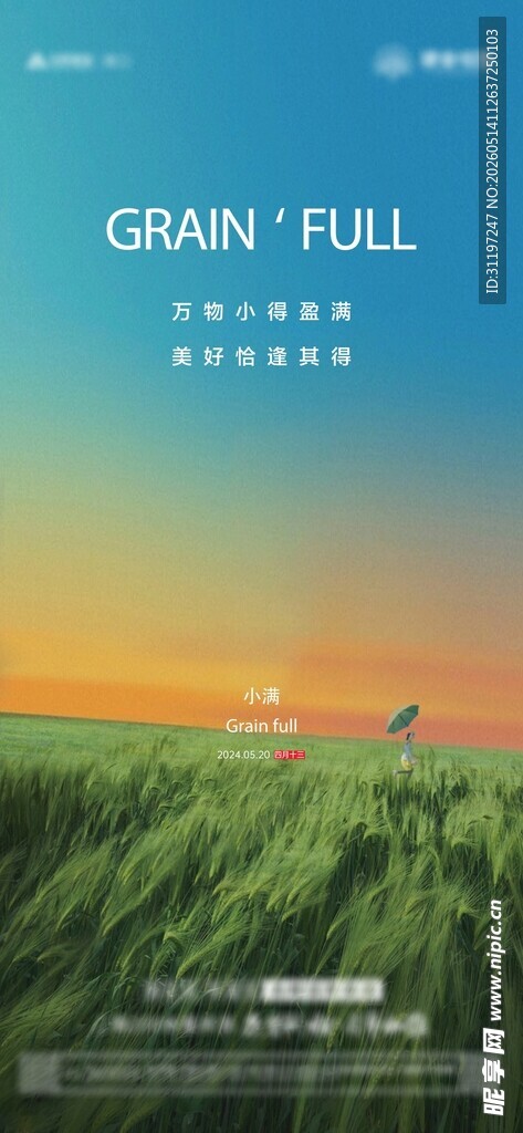 小满节气海报24节气