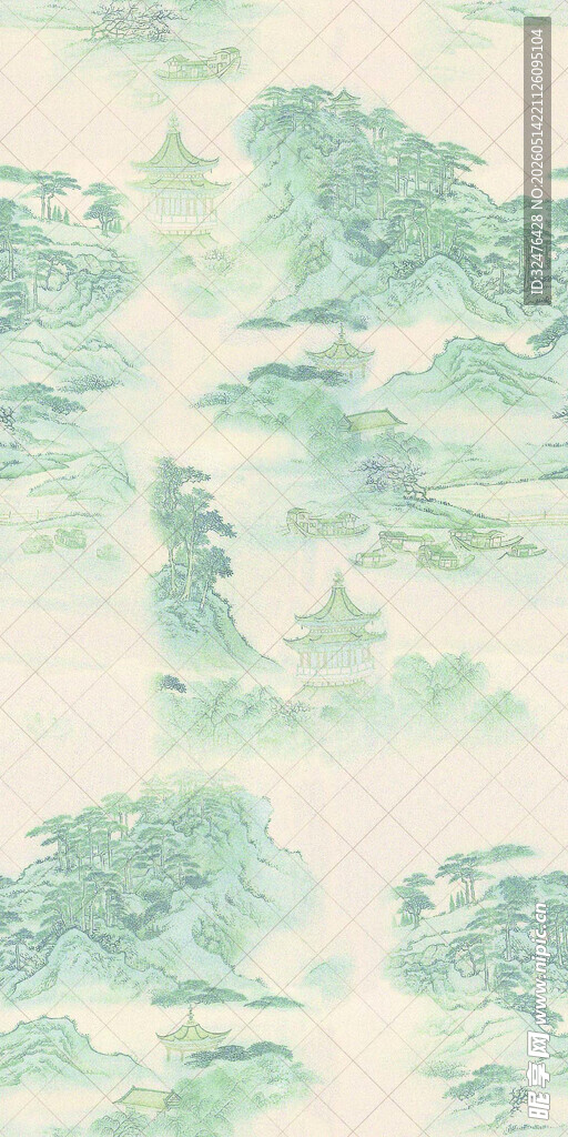 水墨山水意境图