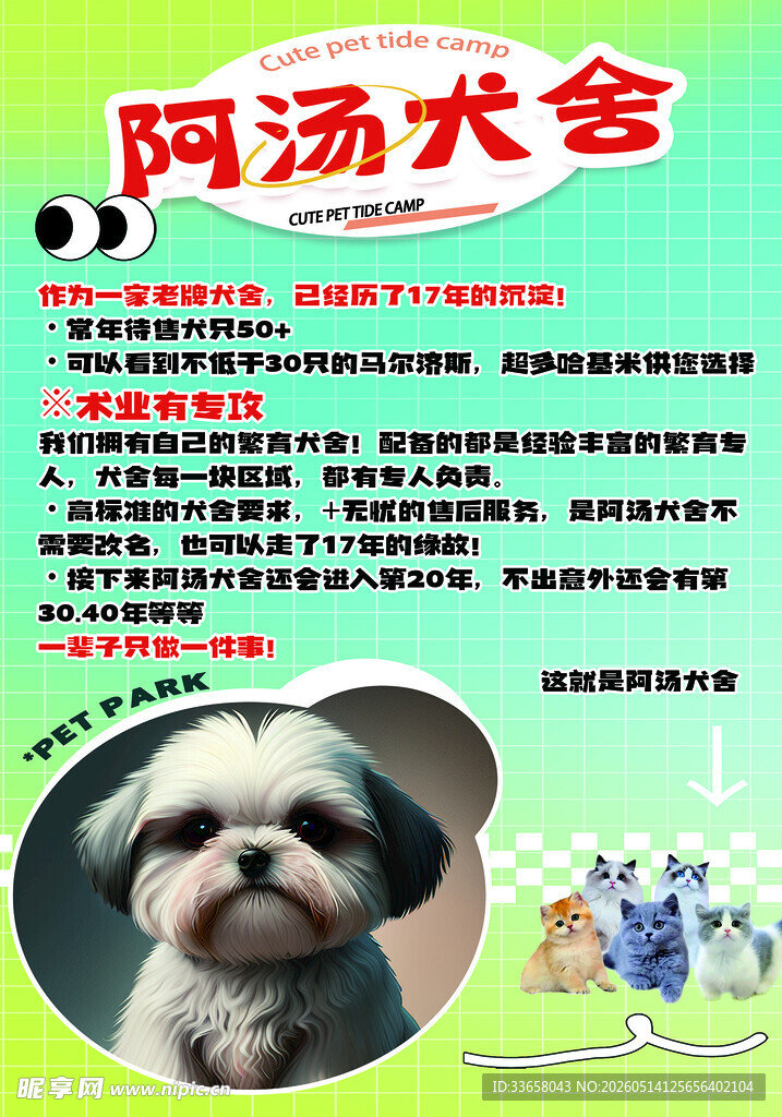 宠物犬舍萌宠等你来选