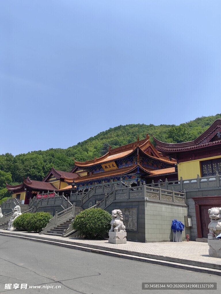 古雅寺庙建筑景观