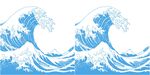 日式海浪纹样