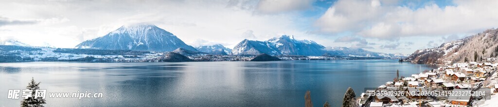 壮丽山水风景图