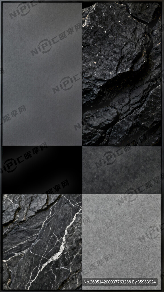 竖版电表箱装饰画 几何色块