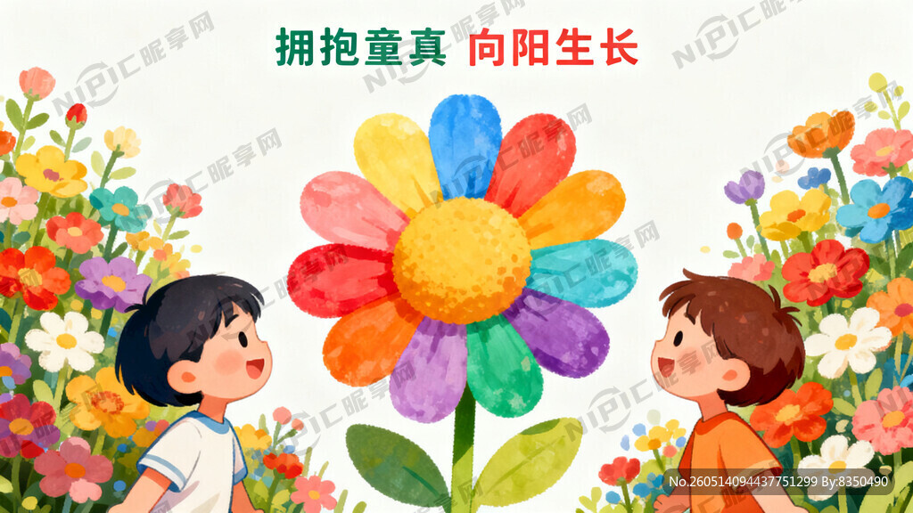 以拥抱童真 向阳生长为主题