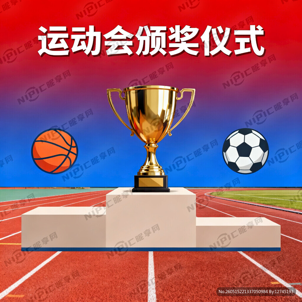 运动会颁奖仪式海报