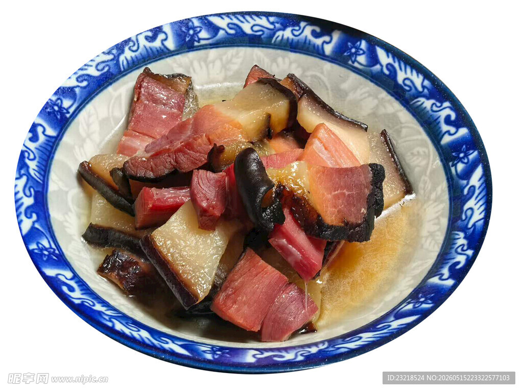 蒸腊肉